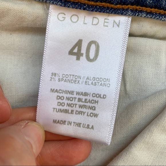 Golden Denim Skinny Ankle Zip Moto Jean - Picture 8 of 8